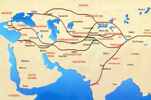 Railway Networks In Central Asia and Iran